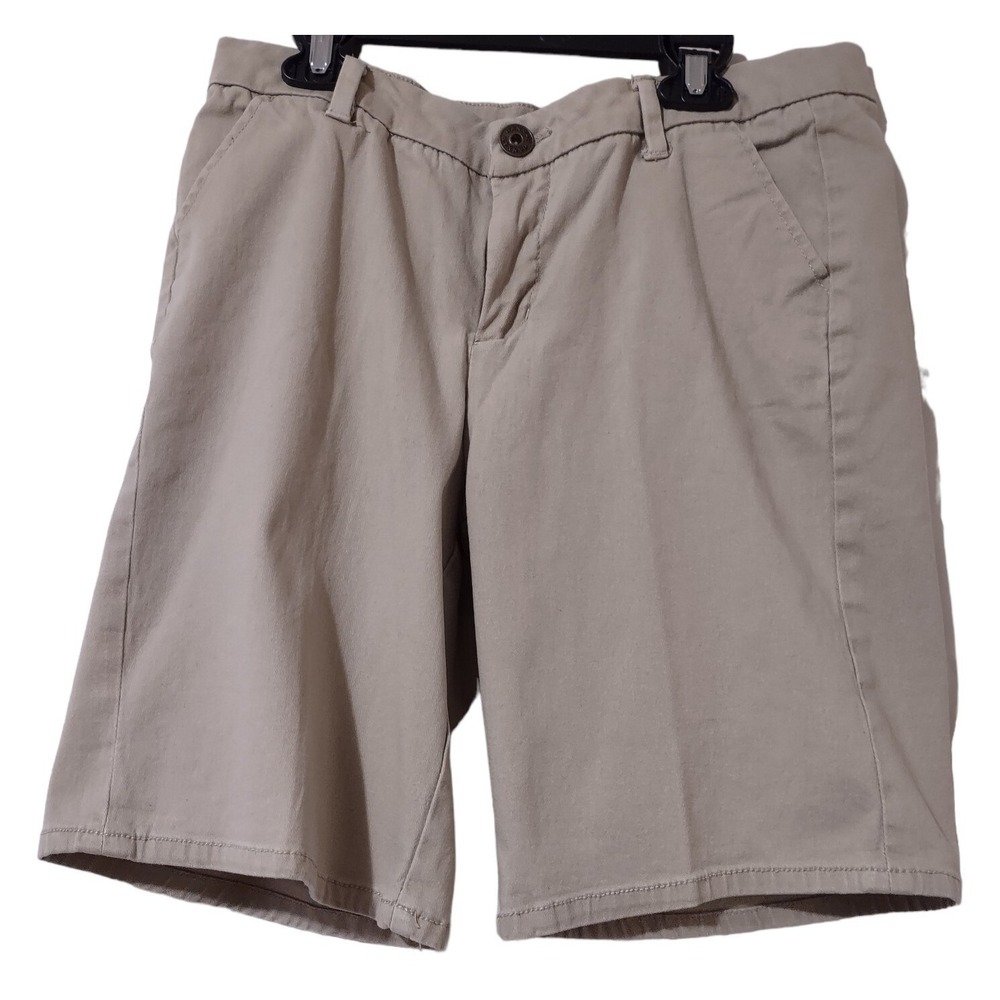 Hannah Chino Shorts Womens 8 Norm‎ Core Streetwear Khaki Tan Relaxed Fit Stretch